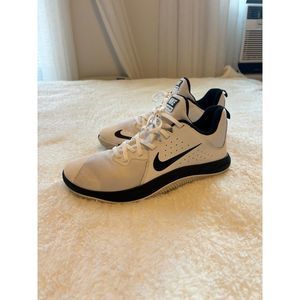 Nike FLY.BY LOW Mens Size 11 Platinum Basketball  908973-100